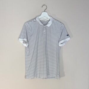 K2 Athletic Striped Polo Shirt - Sweat Wicking 95